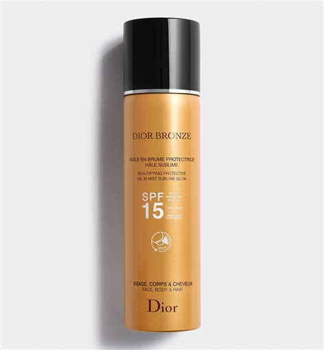 dior bronze beautifying protective oil in mist sublime glow|dior bronze spf 30.